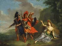 Story of Rinaldo and Armida - Carlo and Ubaldo Snatch Rinaldo from the Arms of Armida