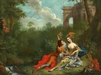 Story of Rinaldo and Armida - Carlo and Ubaldo Discovering Rinaldo in the Arms of Armida
