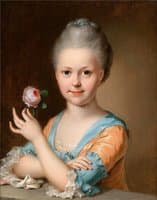 Portrait of a Young Girl with a Rose