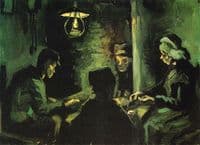 Four Farmers while Eating