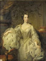Portrait of Princess Maria (1723-1773), Wife of of Landgrave Friedrick II of Hesse-Kassel