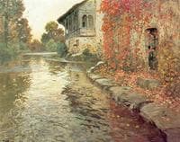 Landscape at Elv, France