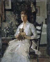 Portrait of a Lady with a Dog