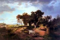 Autumn Morning In The Pontine Marshes