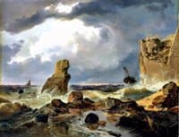 Surf on a Rocky Coast