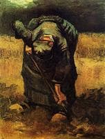 A Peasant Woman Digging