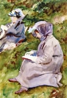 Two Ladies Reading