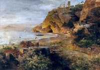 Vico Equense on the Coast of Sorrento with the Cathedral of the Annunciation
