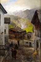 Mountain Village at the Foot of the Riga