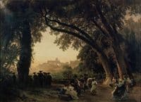 Saltarello Dance Overlooking Castel Gandolfo