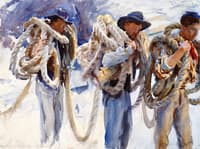 Workmen at Carrara