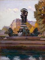 View of the Fontaine de l'Observatoire, Jardin du Luxembourg, Paris