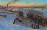 Evening in February, Riddarfjärden, Stockholm