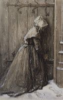 Woman at Church Door