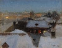 Winter Evening at Söder, Stockholm
