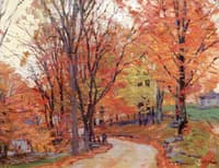Road to Stinson Kale, Rumney, New Hampshire, October