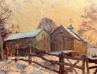 Barns in the Snow