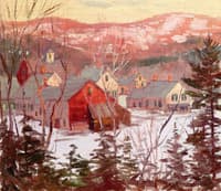 Study of Campton Village, New Hampshire