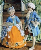 Children Wearing Masquerade Costumes