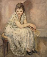 Young Woman in White