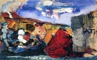 Quarry with Red Shadow