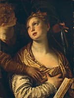 Saint Catherine with an Angel