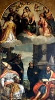 Madonna and Child in Glory and Saints