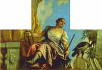 Palazzo Ducale (Sala del Collegio) - Allegories of the Virtues - Vigilance with Hieron