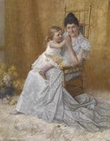 Portrait of Martha Wysor Marsh and Son, John Edwin