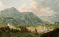 Llangollen from near the cottage of Lady Eleanor Butler and Miss Ponsonby