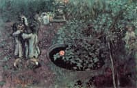 Children Playing in a Garden
