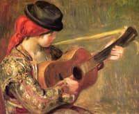Young Woman with Guitar