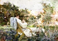 Woman in White Seated, Venice