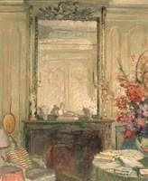 Interior with Mirror and Fireplace
