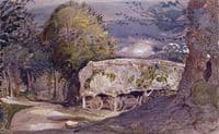 Landscape with a Barn, Shoreham, Kent