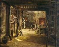 Interior of the Coach-Wheelwright's Shop at 4 1/2 Marshall Street, Soho, London