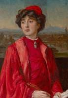 Victoria Mary Sackville-West in Dame Ellen Terry's 1875 Costume for Portia