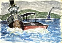 Tugs in Rough Water
