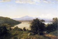 Camels Hump from the Western Shore of Lake Champlain