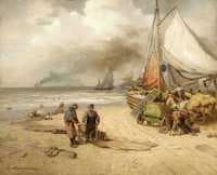 Fisher at the Beach
