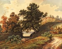 Landscape in Olivano