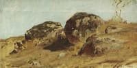 Landscape with Three big Stones