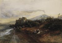 Bay of Naples with the Active Vesuvius in the Background