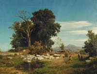 Shepherds in the Alban Hills