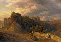 Italian Landscape at Sunset