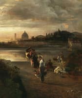 View over the Arno on Florence
