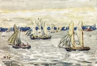 A Grey Day, Boston Harbor