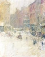 Snowy Day in Union Square