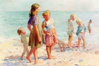 Children at the Beach