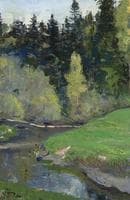 Abramtsevo, the River Vorya